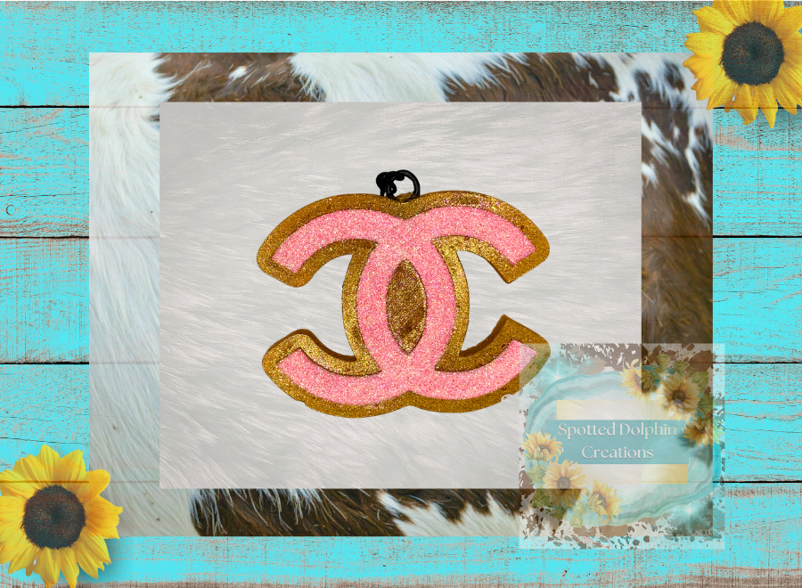 Pink and Gold Purse Freshie (Ready to Ship)