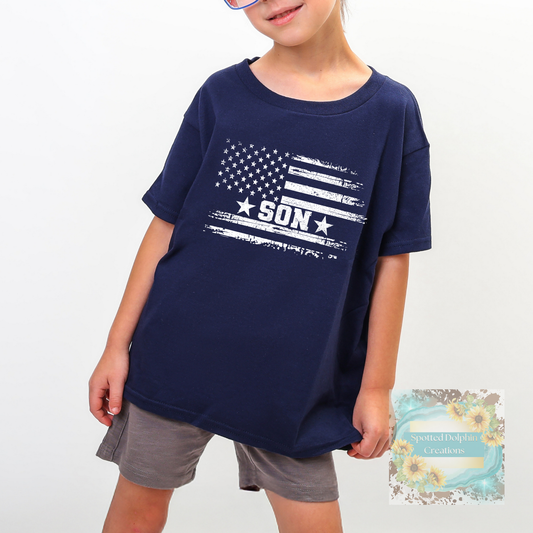 Son Distressed Flag