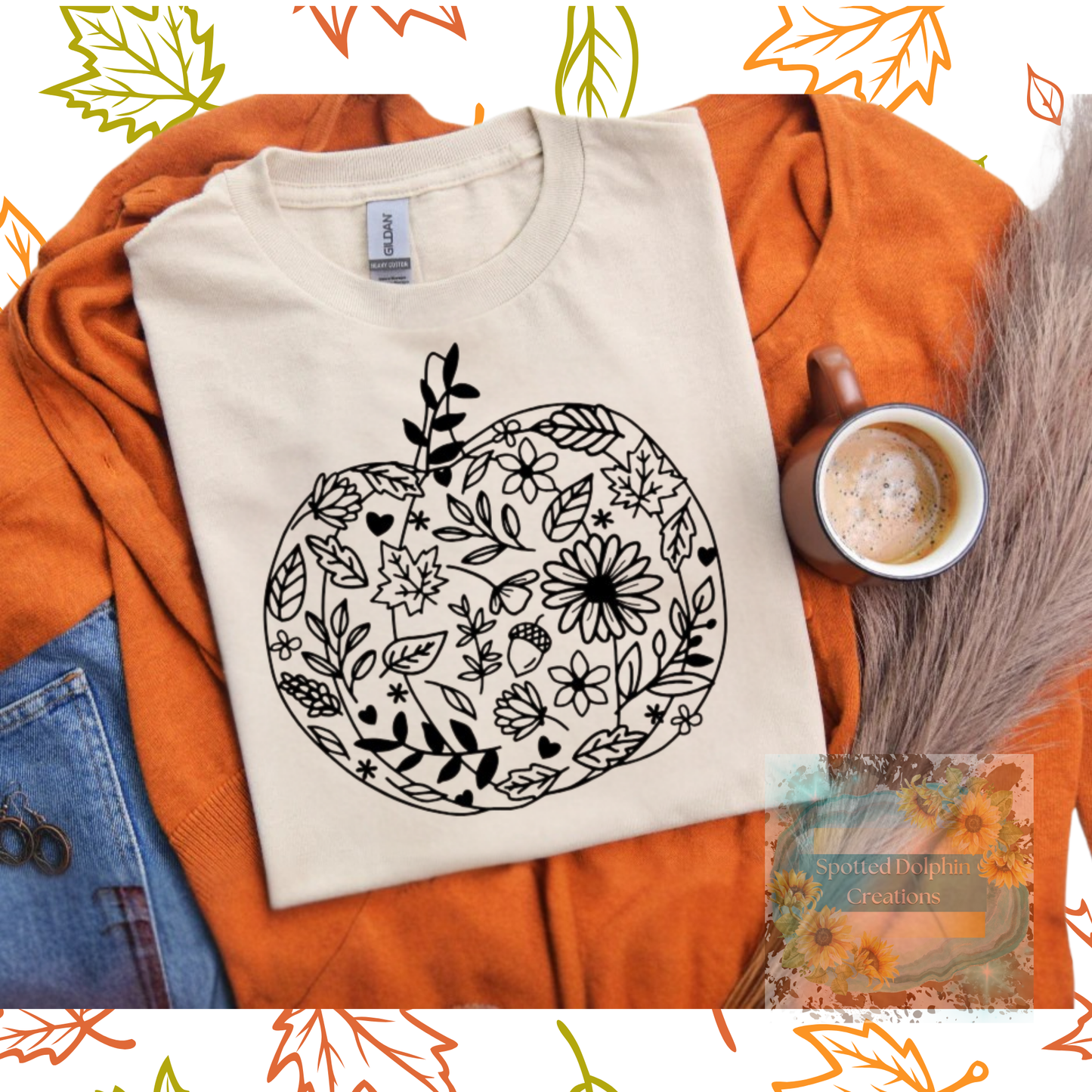 Floral Pumpkin