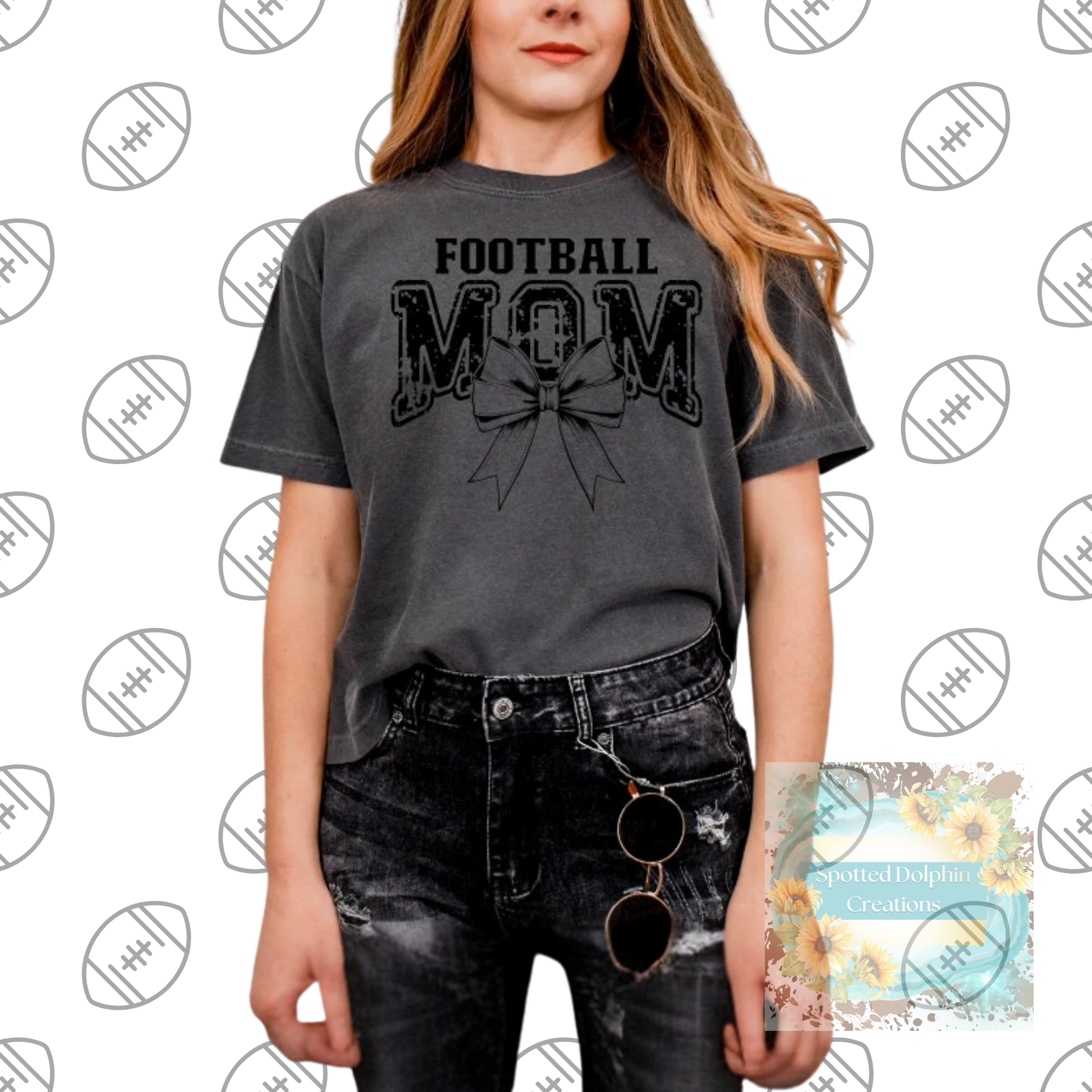 Football Mom Distressed