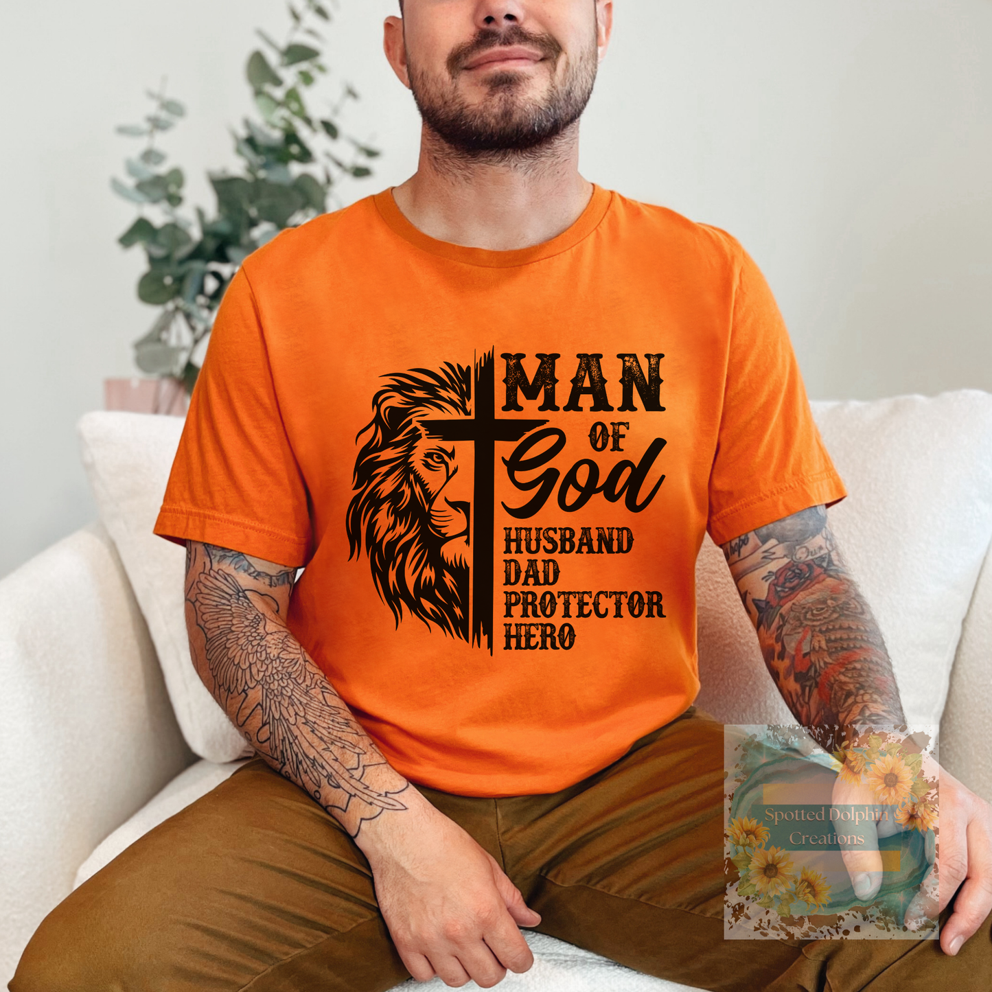 Man of God Lion in Black