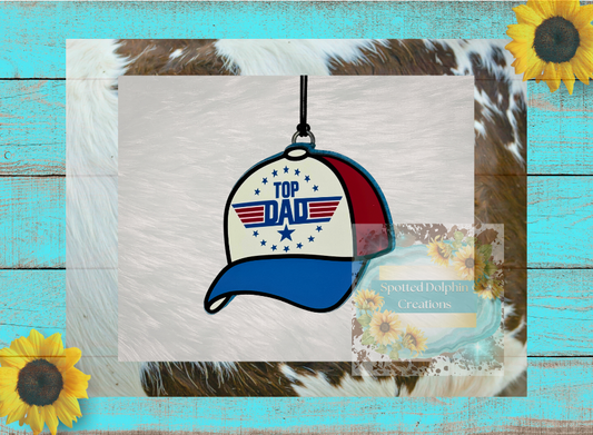 Red, White and Best Dad (Ready to Ship)