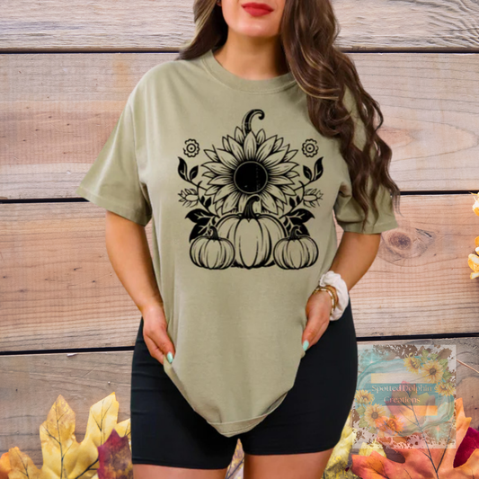 Pumpkin w/Sunflowers