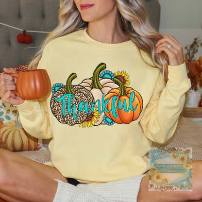 Thankful Pumpkins w/Concho