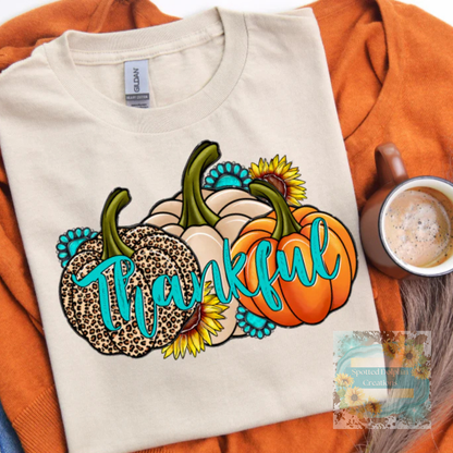 Thankful Pumpkins w/Concho