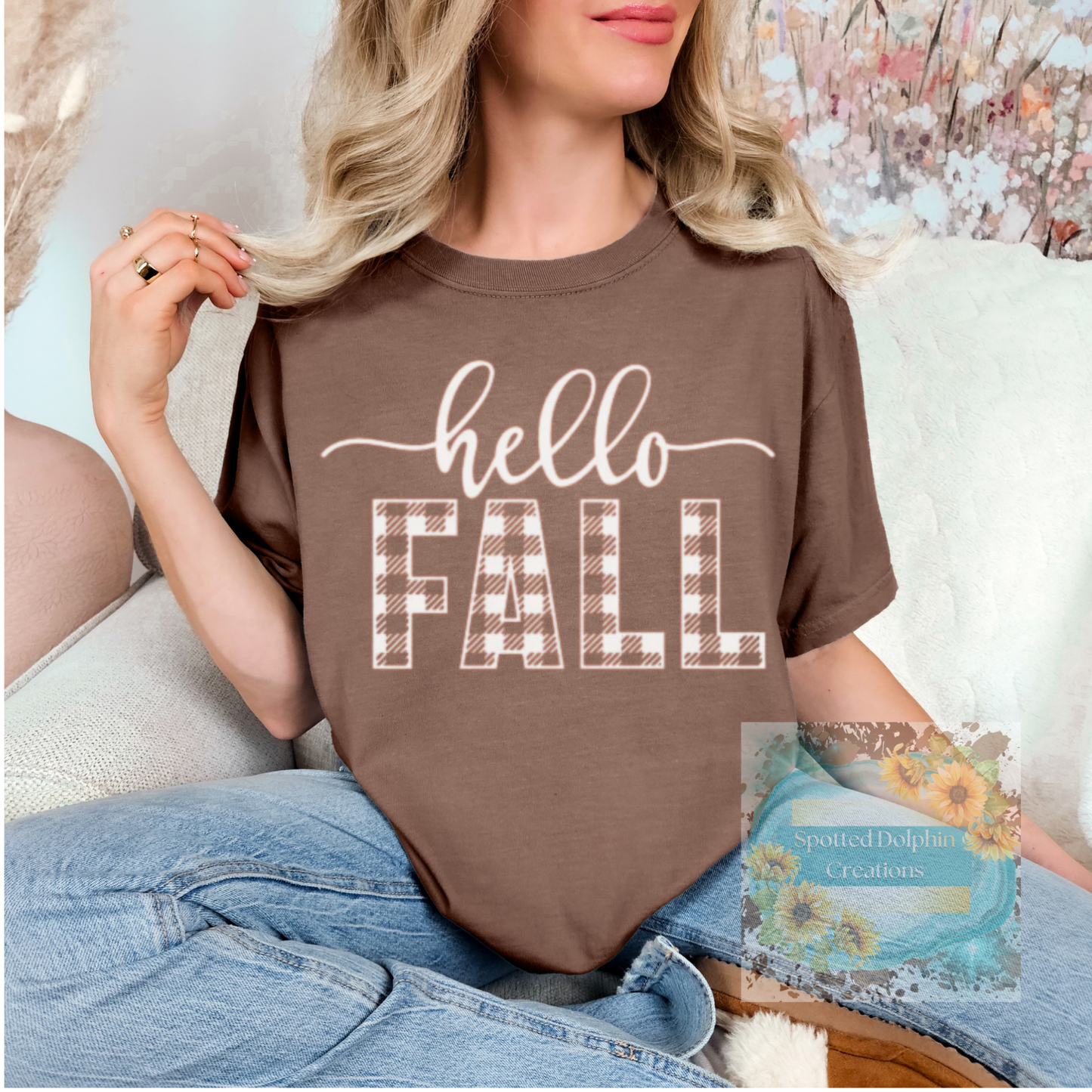 Hello Fall Checkered