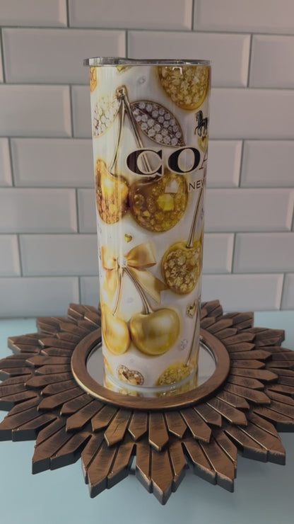 Gilded Glam Designer Tumbler