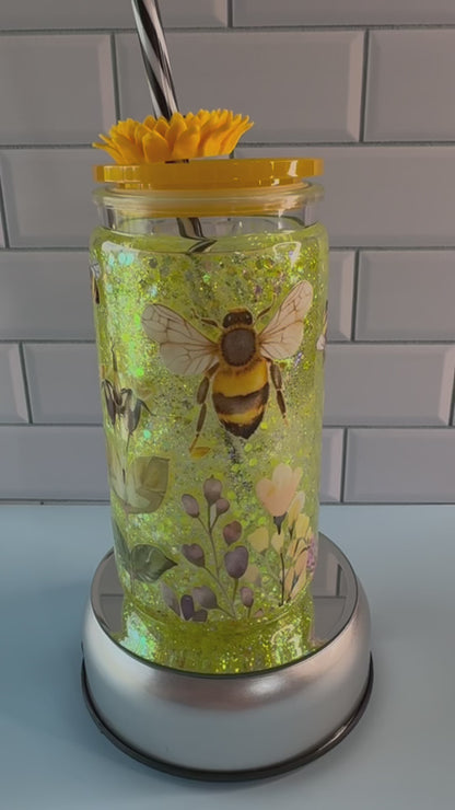 Bee Sweet Snowglobe w/Topper